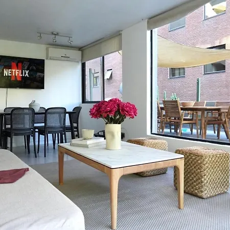 Terraza, Jardin Y Diseno A Pasos Del Costanera Center Apartment